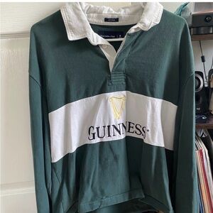 Green and White Guinness Rugby Shirt
